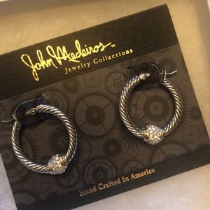 John Medeiros hoop earrings